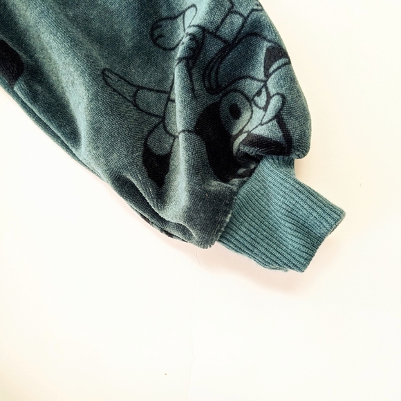 Toddler Girls' Bluey Velour Dress - Teal Blue - Picture 5 of 6